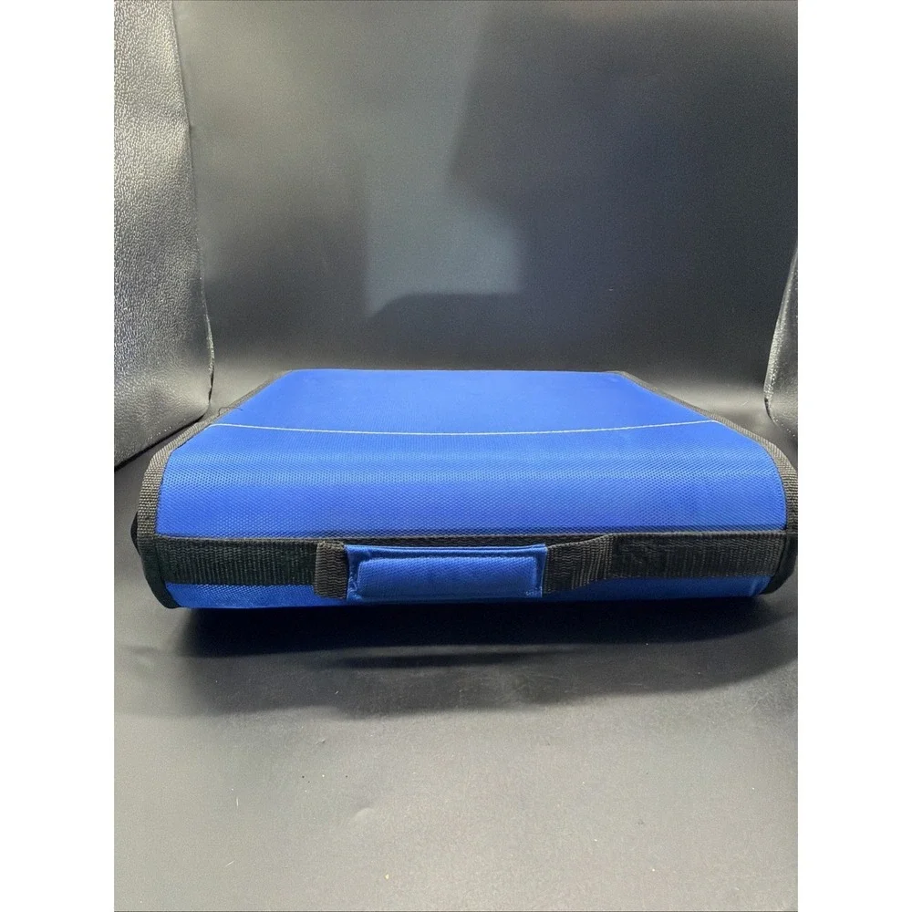 Case•it D-142 Mighty Zip Tab 3-Ring Binder Blue, 5-Color File, Handle, Strap